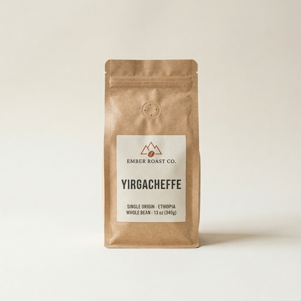 Yirgacheffe coffee bag